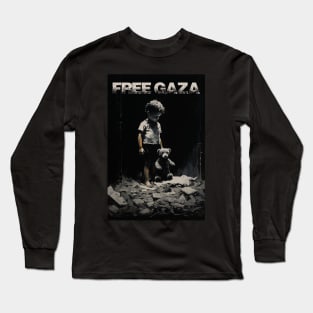 Free Gaza - Free Palestine Long Sleeve T-Shirt